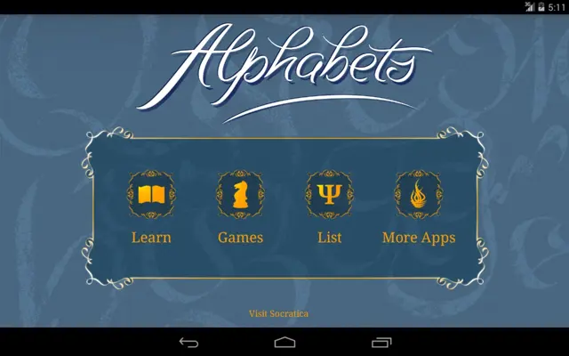 Alphabets android App screenshot 0